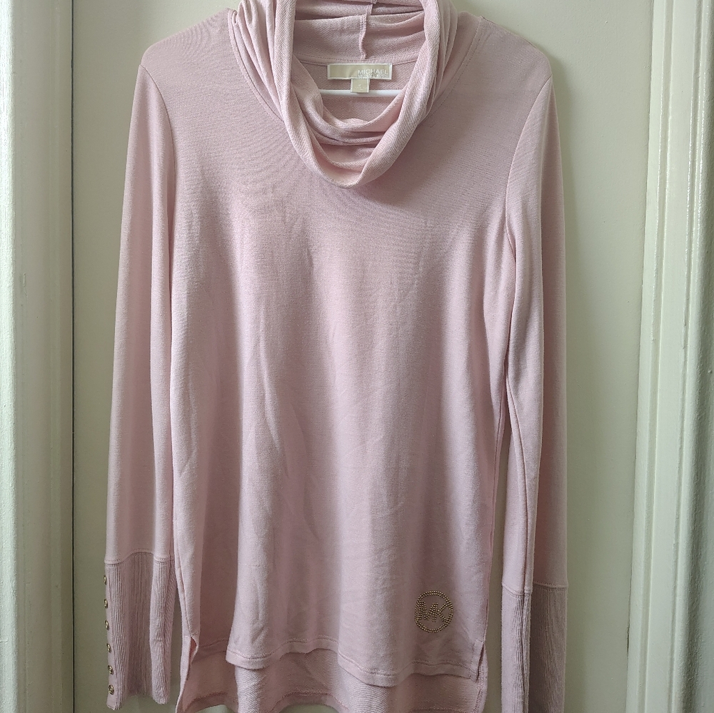 Michael Kors Pink Cowl Neck Sweater